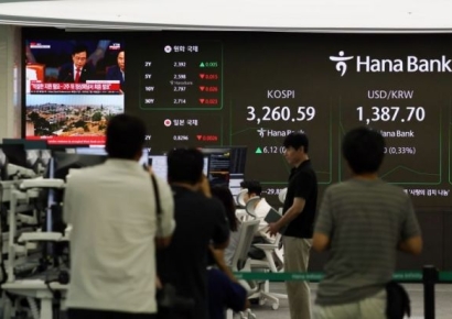 [포토] '코스피, 역대 고점을 기대했지만...'