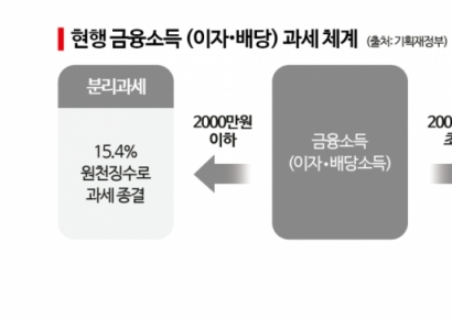 배당소득 분리과세, 최고세율 38.5%로 예상보다 높아[2025세제개편]