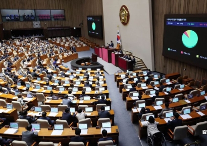 [포토] '尹 거부권' 양곡관리법·농안법, 국회 본회의 통과