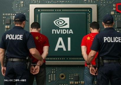 美 법무부, 中에 엔비디아 AI칩 빼돌린 중국인 2명 체포