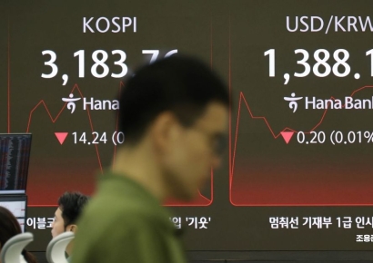 [포토] 하락 출발하는 코스피