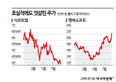 깜짝 실적에도 엇갈린 게임株 투심…신작 모멘텀이 갈랐다