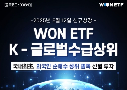 WON K-글로벌수급상위 ETF, 상장…외국인 투자동향 참고