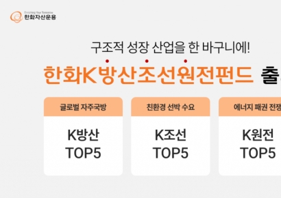 한화 K방산조선원전펀드, 출시…차세대 핵심산업 3종 투자 