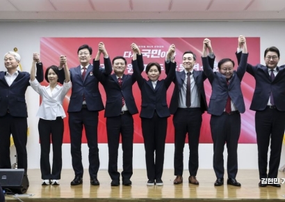 [포토] 국민의힘 합동연설회 최고위원 후보들