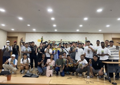 양산시 자원봉사센터, 이주노동자와 함께 ‘환경화분 만들기’