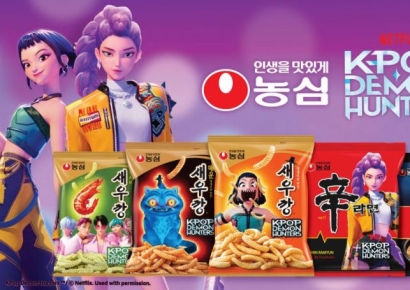 농심, '케이팝 데몬 헌터스' 입은 신라면·새우깡 선보인다