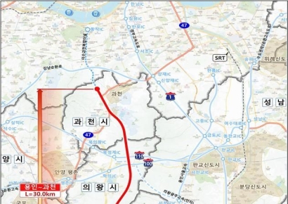 용인~과천 지하고속도로 신설, 예타 선정