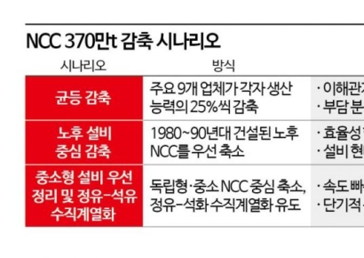 "3개 산단서 120만t씩 감축" "여수가 많이 줄여야" 산단별 감축 시나리오