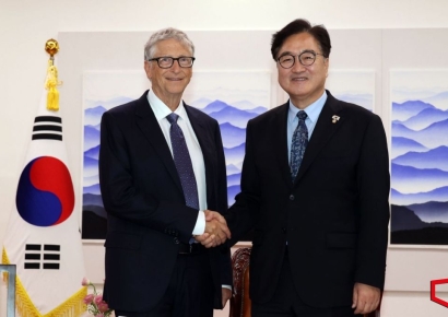 [포토] 빌 게이츠와 만난 우원식 의장