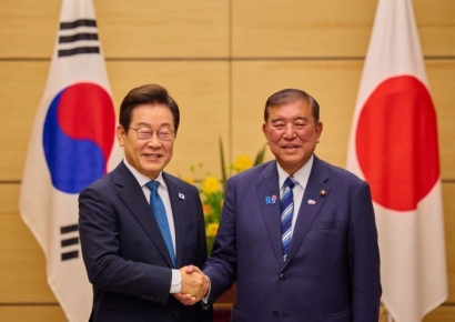 "이시바, 李대통령에게 '트럼프 대면 경험담' 공유했다"