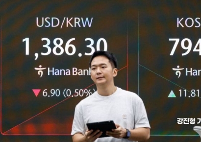 [포토] 파월 '금리인하' 발언에 코스피-코스닥 상승 출발