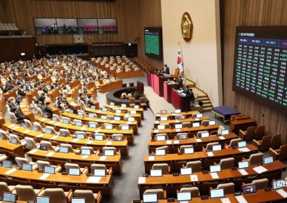 [포토] '더 센' 상법 與 주도 본회의 통과…집중투표제 의무화