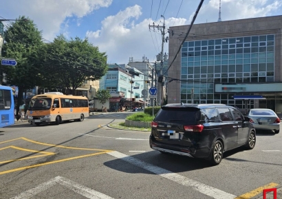 "그냥 달려도 되는 줄"…회전교차로, 10명 중 9명 '법규 위반'