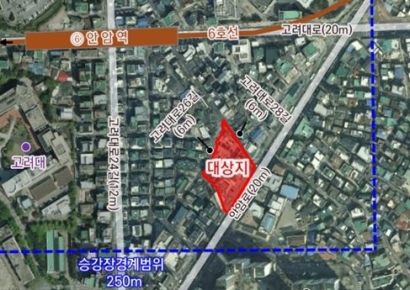 안암동5가 일대, 상가·주거·업무 복합공간 탈바꿈