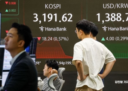[포토] 하락 출발한 코스피