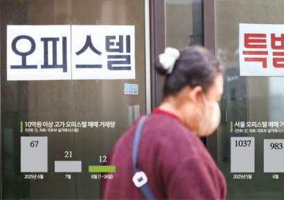 "서울 오피스텔 매매가, 12개월째 상승세…대형·중대형 중심"