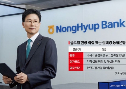 강태영 농협은행장, 취임 후 첫 국외지점 현장방문 나서