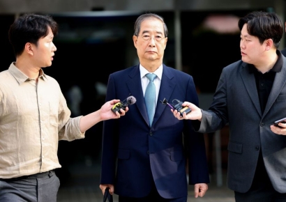 한덕수 구속심사 3시간반 만에 종료…이르면 오늘밤 결과