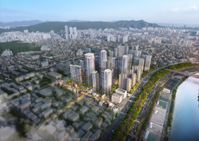 중화동 309-99 일대, 1280가구 규모 수변 활력단지 재탄생