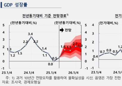 "남은 관세 합의가 핵심 변수" 내년 韓 성장률 1.4%까지 하향 가능성