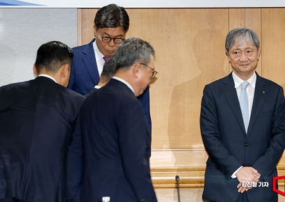 [포토] 은행장 간담회 참석한 이찬진 금융감독원장