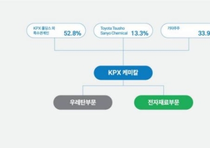 KPX케미칼, 전자재료 부문 인적분할…"주주가치 제고 기대"