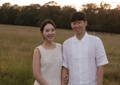 "박지성과 이혼 후 셋째 임신? 와우"…김민지, 가짜뉴스 직접 반박