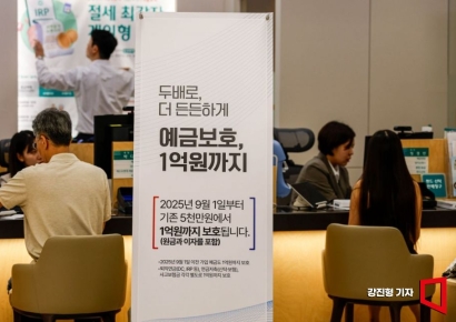 [포토] 예금보호 5천만 원에서 '1억 원'으로 상향