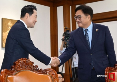 [포토] 우원식 의장 예방하는 장동혁 대표