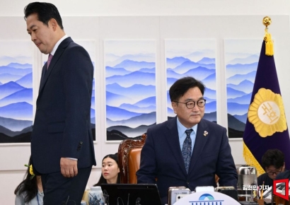 [포토] 장동혁 "특검 국회 압수수색 유감"..우원식 "막을 방법 없어"