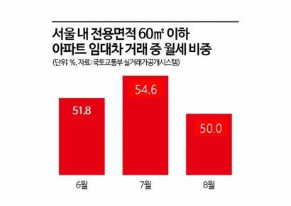 "전세 매물 씨 말랐다" 월세로 밀린 서민들…6·27 대책 소형 아파트 월세 비중 '쑥'[부동산AtoZ]