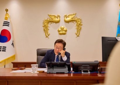 [폴폴뉴스]지지율 63%로 복구한 李대통령…취임 후 100일 민주화 이후 3번째로 높아