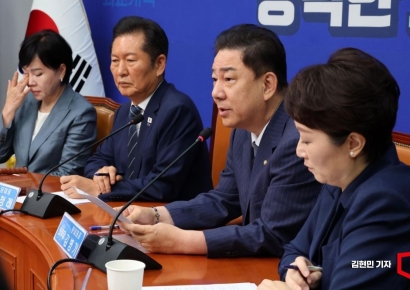 [포토] 김병기 "내년 예산, 민생 회복의 씨앗…지금 필요한 건 적극 재정"