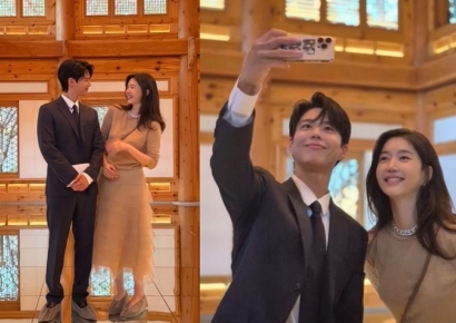 박보검과 '다정샷' 누군가 봤더니…'최태원 동거인' 김희영 이사