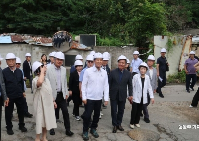 [포토] 백사마을 철거 현장 찾은 오세훈 시장