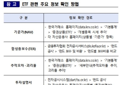 "기준가 확인하고 유튜브 맹신 말아야" 금감원, ETF 투자 유의사항 공개