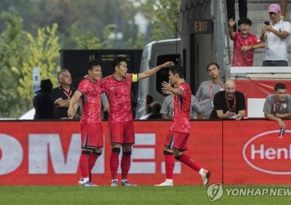 "아쉬운 마지막 3분"…홍명보號, 멕시코와 2-2 무승부