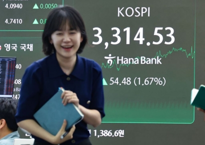 코스피, 종가 기준 역대 최고치…3314.53 마감