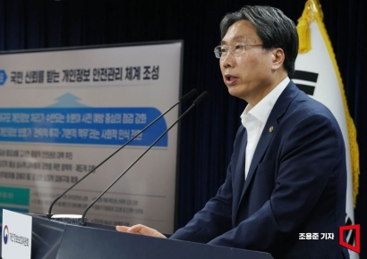 [포토] 최장혁 부위원장, 개인정보 안전관리 체계 강화 발표