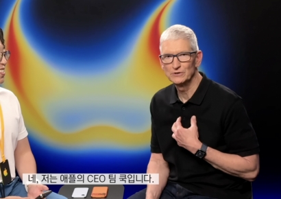 팀 쿡 "한국, 창의적 고객 많은 활기찬 시장…더 잘 모실 것"