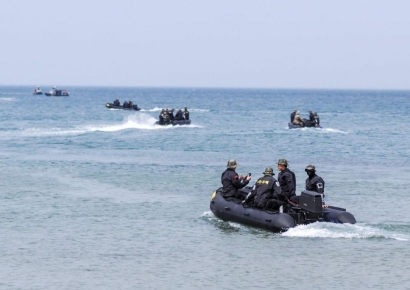 '총상 사망' 해병대 병장 현장 감식…범죄 혐의점 발견 안 돼