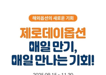 미래에셋증권, 미국지수옵션 초단기 상품 '제로데이옵션' 이벤트 실시