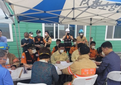 [속보] 광양 도이동 물류창고 화재…완진 장기화