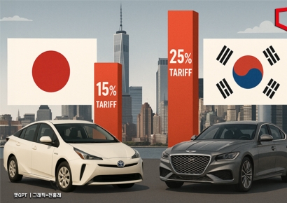 美, 일본 車관세 오늘부터 15%…韓은 무역협상 난항 속 25%