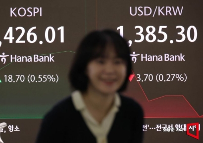 [포토] 5거래일 연속 사상최고치 기록한 코스피