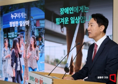 [포토] 오세훈 시장, 장애인 일상활력 프로젝트 발표