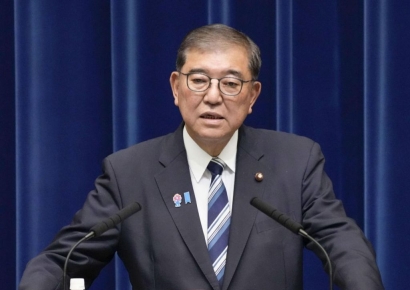 이시바, 보수파 반대 속 전후 80년 메시지 발표…"역사인식 계승"