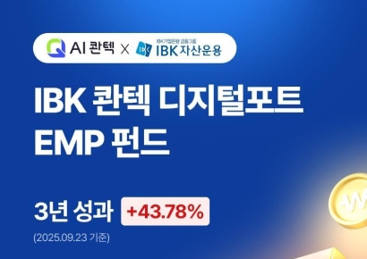 IBK 콴텍 디지털포트 EMP 펀드, 출시 3년 성과 '우수'