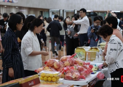 [포토] 정부서울청사에서 열린 한가위 선물장터
